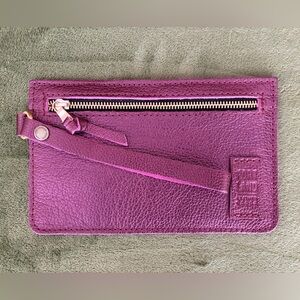 Portland Leather Goods Adriana pouch in Ultraviolet